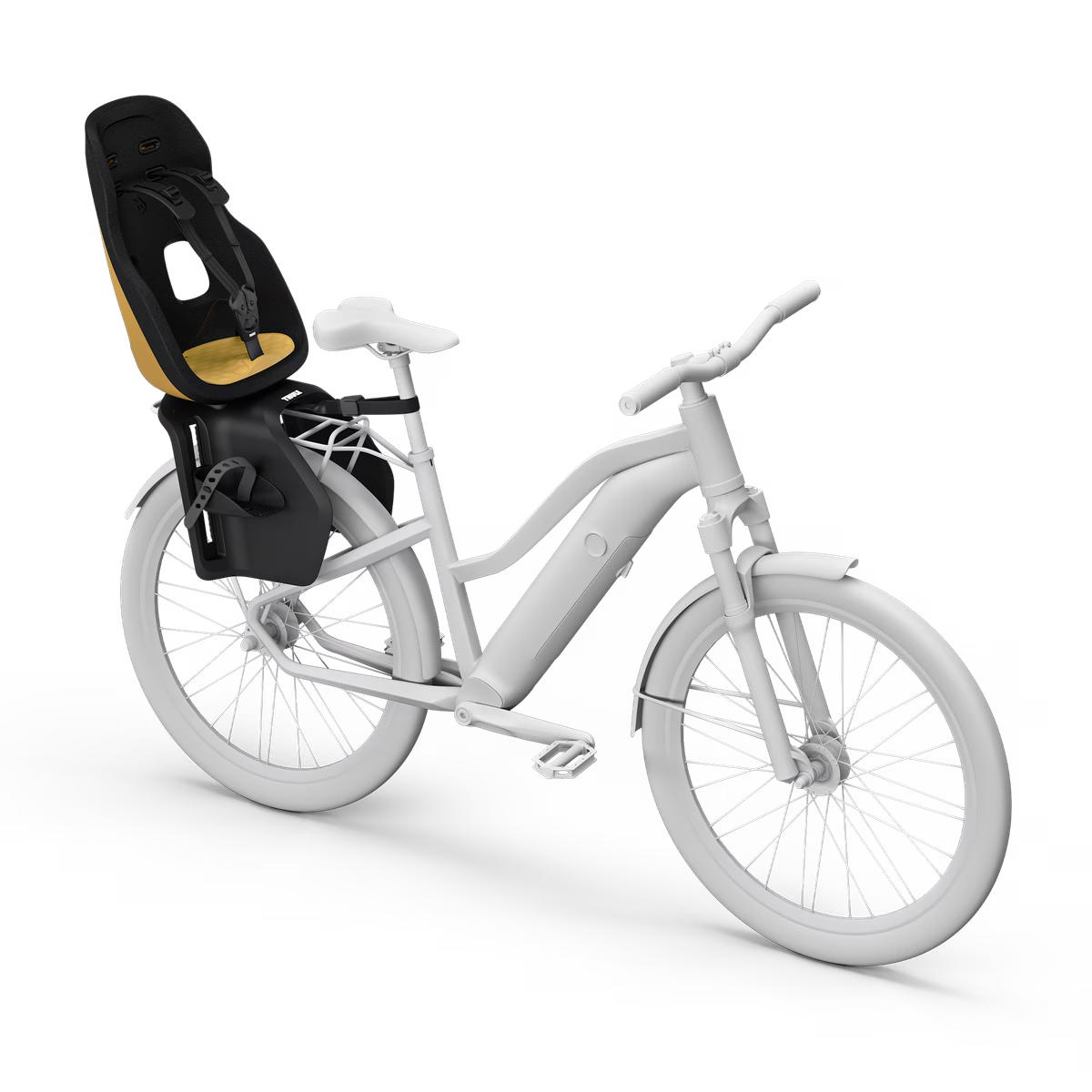 Thule Yepp Nexxt 2 Maxi Rack Mount Child Bike Seat - Burnished Yellow - 12081304