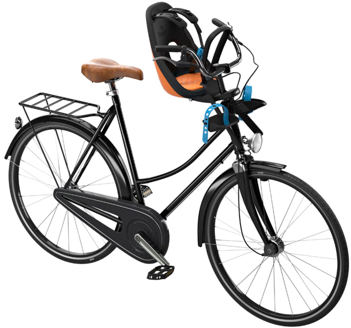 Thule Yepp Nexxt Mini Front-Mounted Child Bike Seat - Vibrant Orange