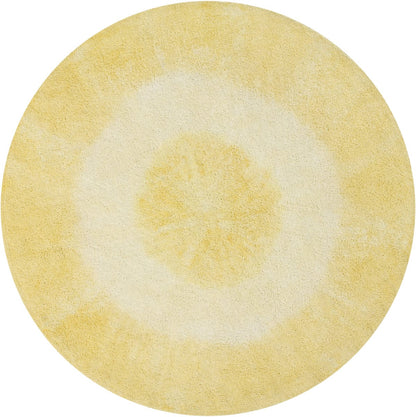 Lorena Canals Tie-Dye Rug - Yellow (4' 11'') - C-TIE-Y