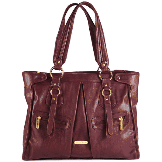 Timi & Leslie Dawn Diaper Bag in Burgundy - TL-218-01BU