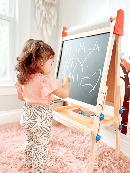 Tiny Land® 3-in-1 Art Easel & Paper Roll Set - WT0006-BDL01