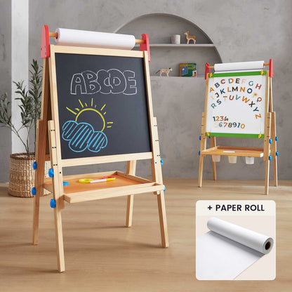 Tiny Land® 3-in-1 Art Easel & Paper Roll Set - WT0006-BDL01