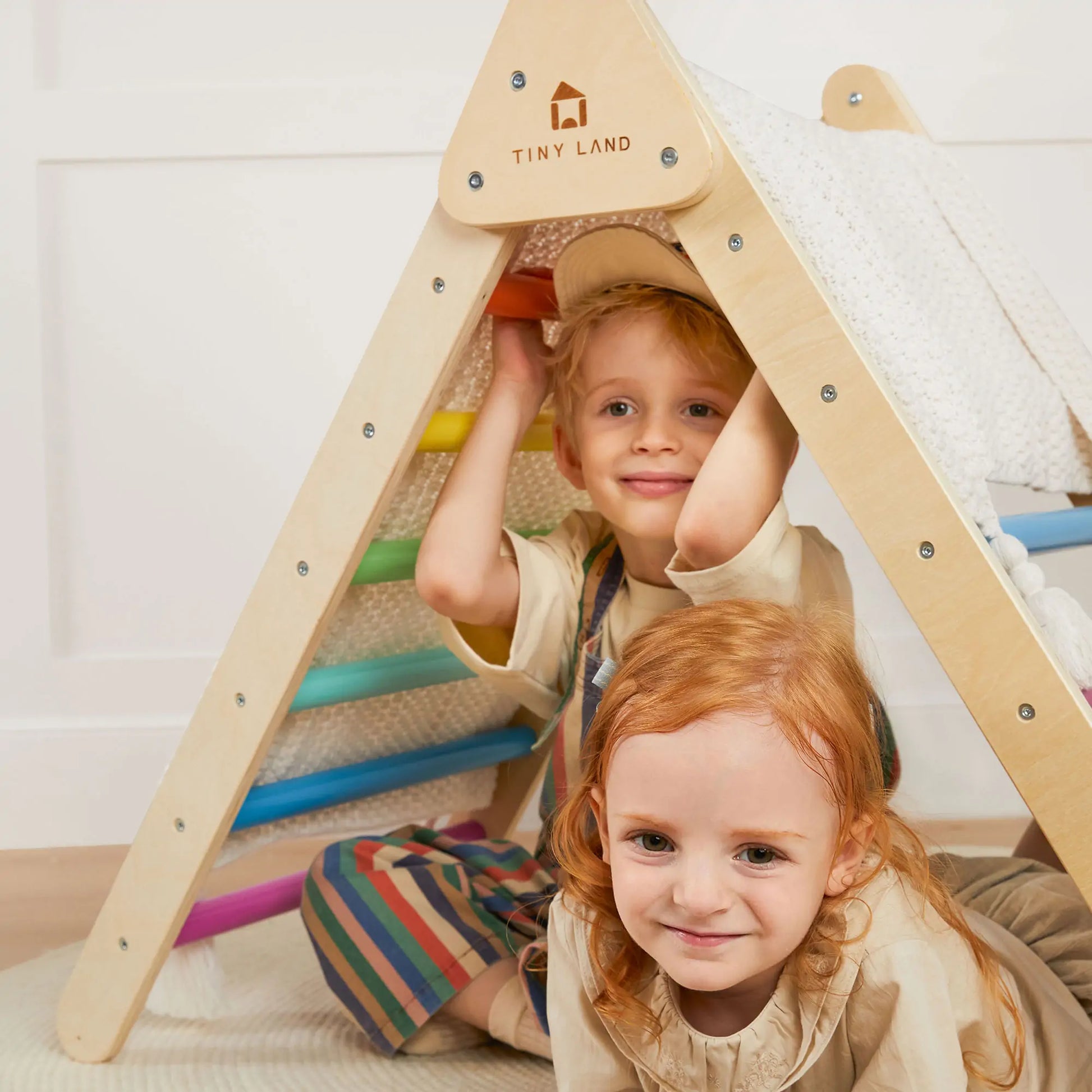 Tiny Land® 7-in-1 Rainbow Climbing Set - TLTGPT007RC