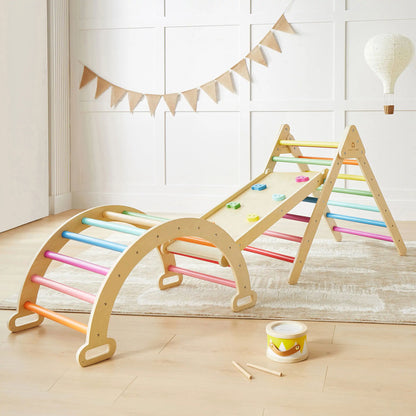 Tiny Land® 7-in-1 Rainbow Climbing Set - TLTGPT007RC