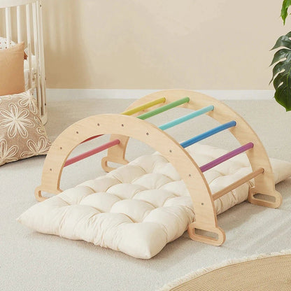 Tiny Land® 7-in-1 Rainbow Climbing Set with Play Pad - TLTGPT007RC-BDL01