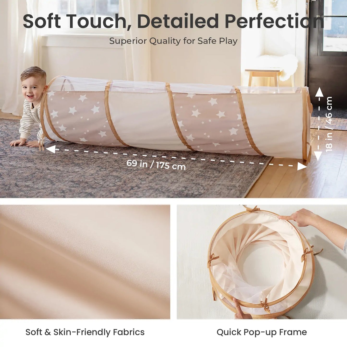 Tiny Land® Adventure Play Tunnel - TLTGTT007BN