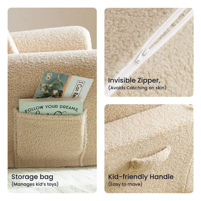 Tiny Land® Afternoon Couch —— Cream Kids Chair - TLHKKS001WT