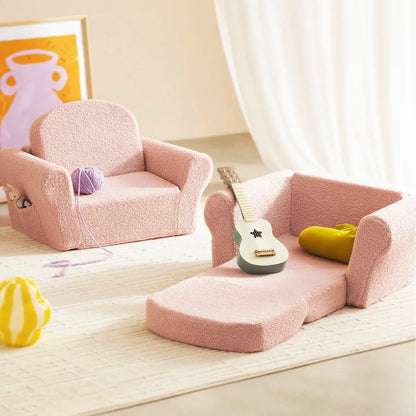 Tiny Land® Afternoon Couch —— Pink Kids Chair - TLHKKS001PK