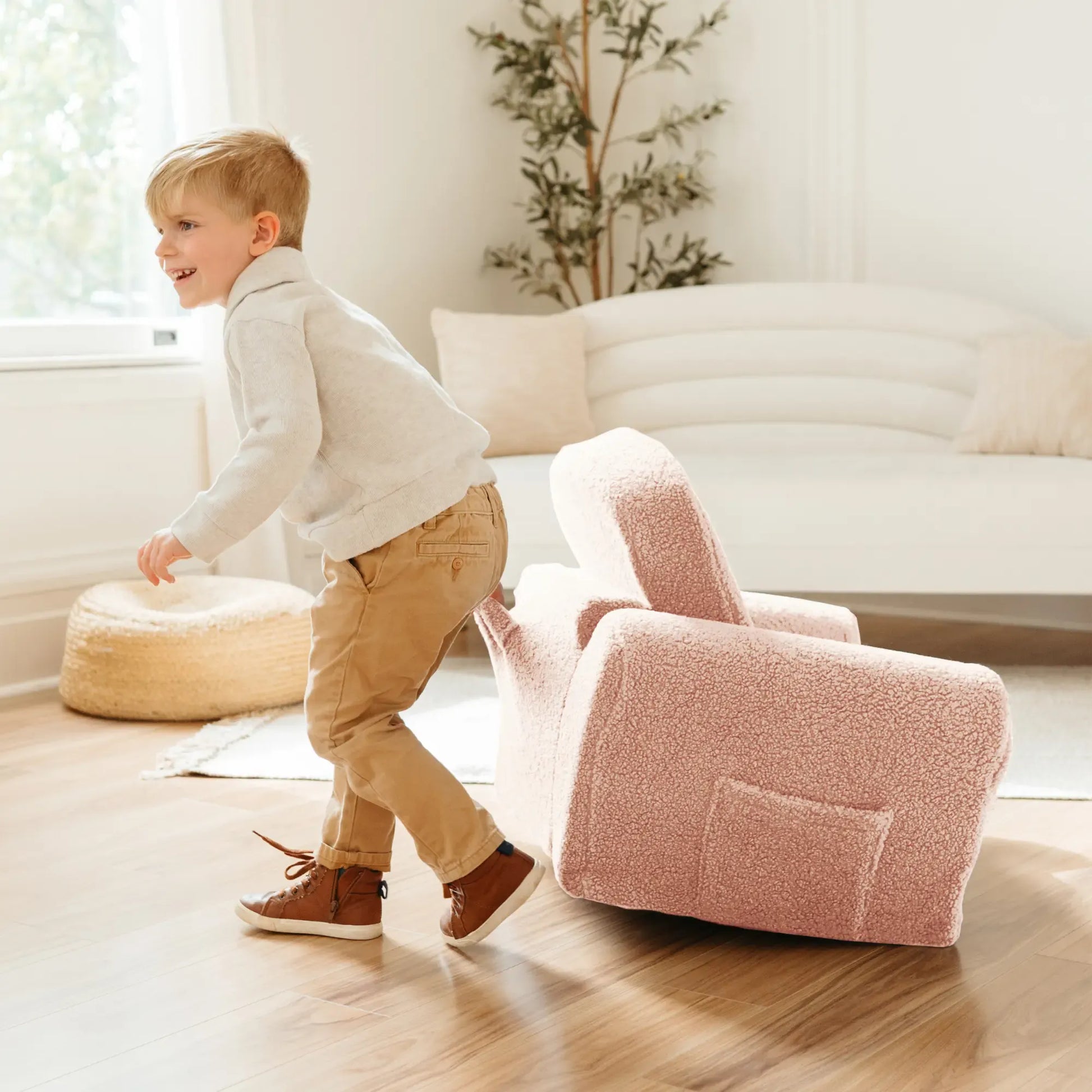Tiny Land® Afternoon Couch —— Pink Kids Chair - TLHKKS001PK