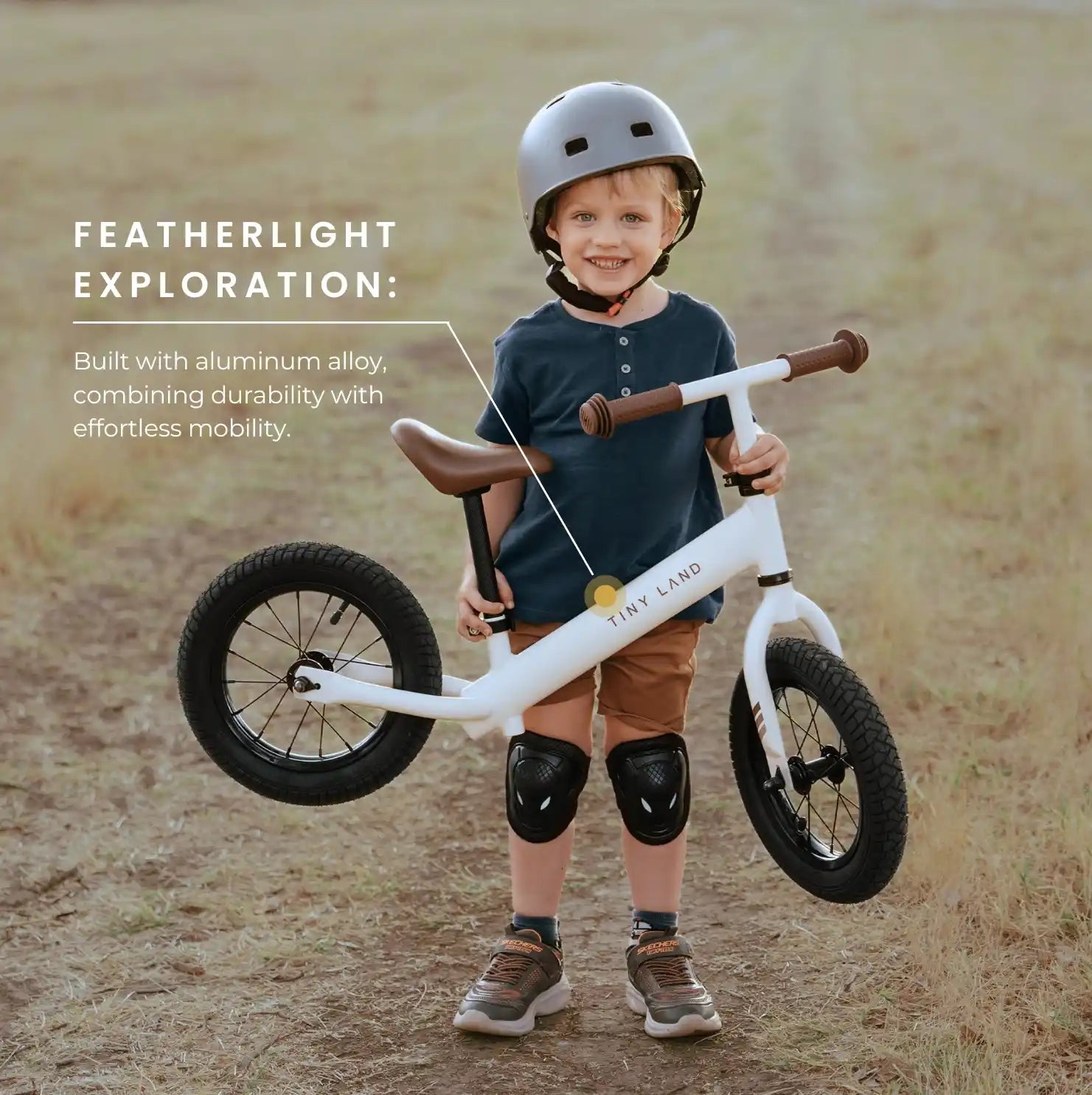 Tiny Land® Balance Bike - Milky White - SPTGBB002WT