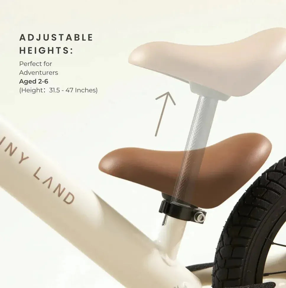 Tiny Land® Balance Bike - Milky White - SPTGBB002WT