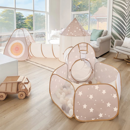 Tiny Land® Discovery 5-in-1 Play Tunnel With no Balls - TLTGTT005