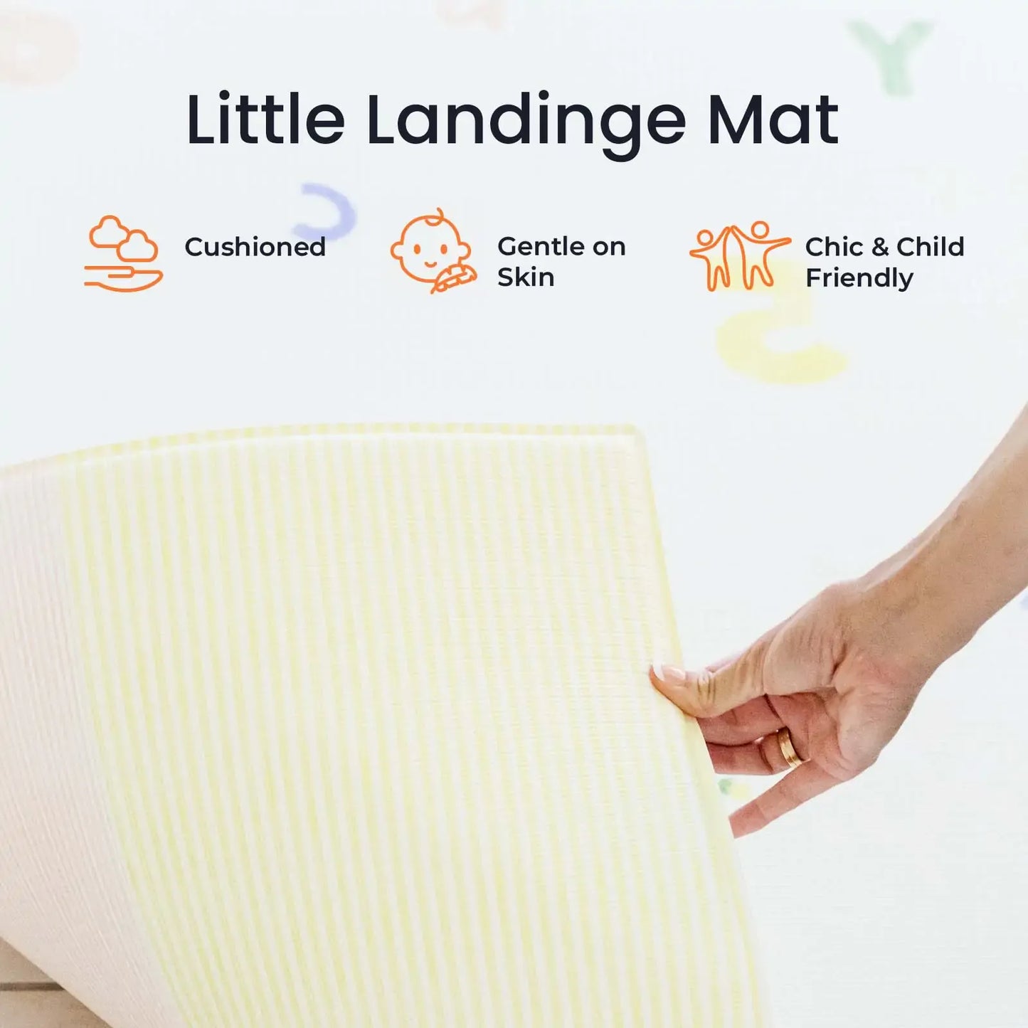 Tiny Land® Double-Sided Baby Playmat Alphabet Adventure - TLBAPM005VC