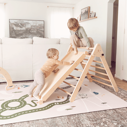 Tiny Land® Double-Sided Baby Playmat Forest Track Wonder - TLBAPM004GN