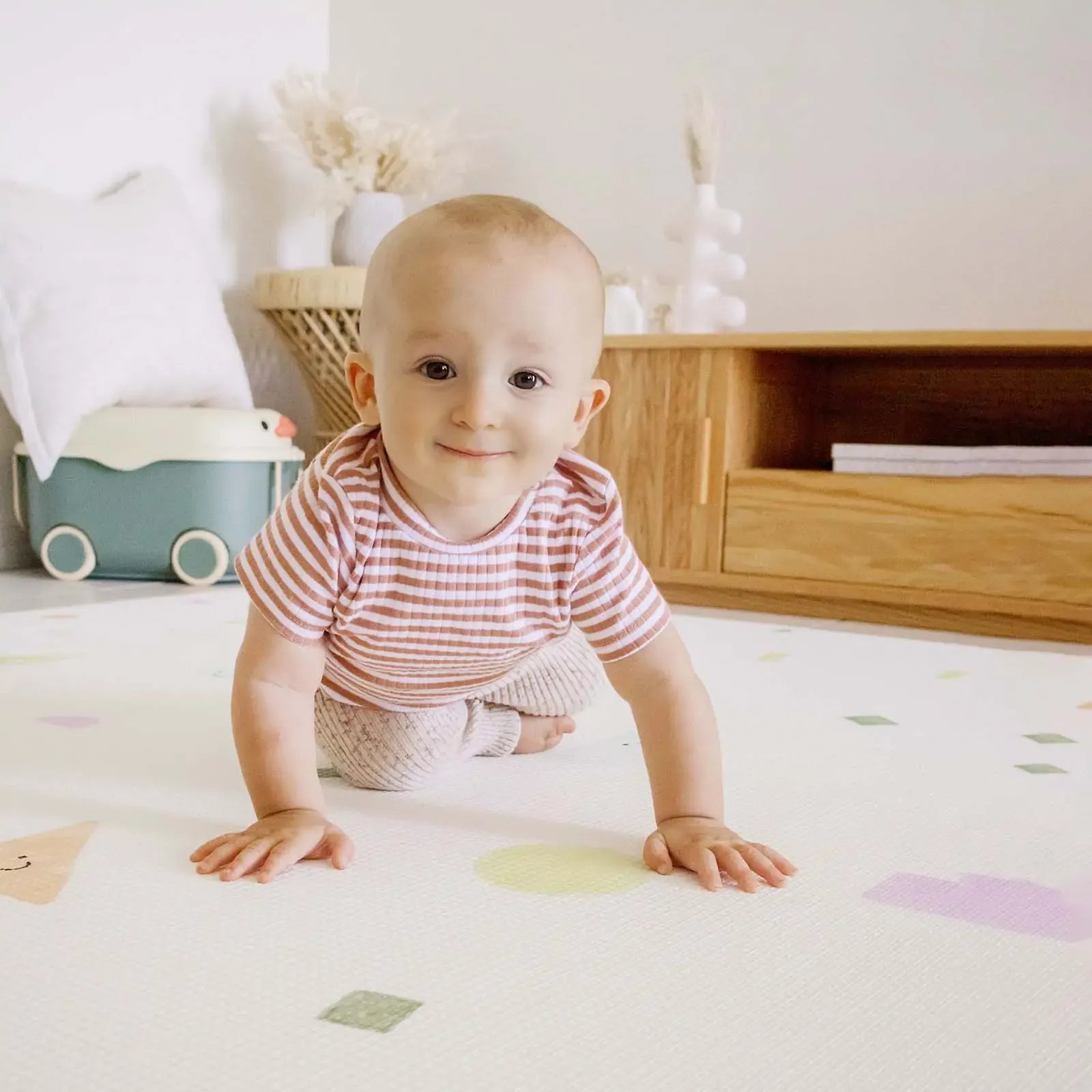 Tiny Land® Double-Sided Baby Playmat Smiley Quest - TLBAPM006MC