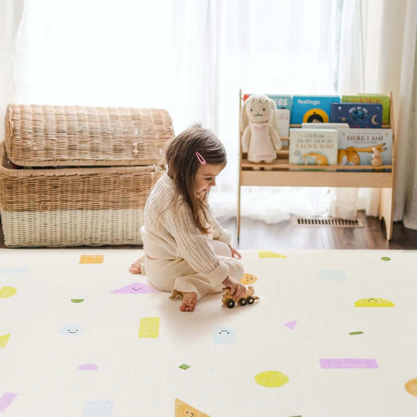 Tiny Land® Double-Sided Baby Playmat Smiley Quest - TLBAPM006MC