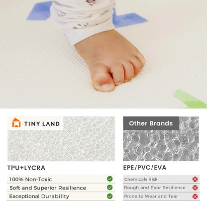 Tiny Land® Double-Sided Baby Playmat Smiley Quest - TLBAPM006MC