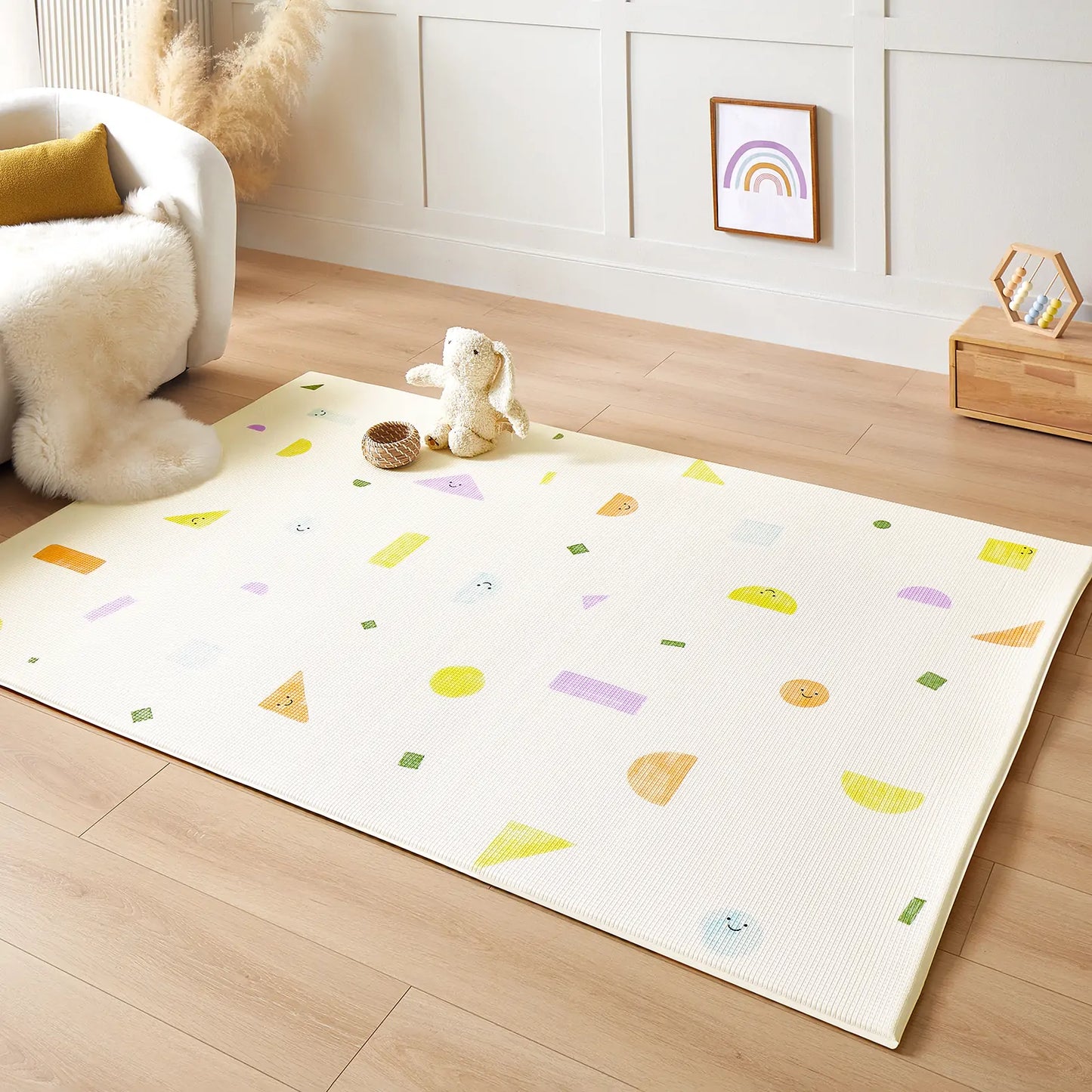 Tiny Land® Double-Sided Baby Playmat Smiley Quest - TLBAPM006MC