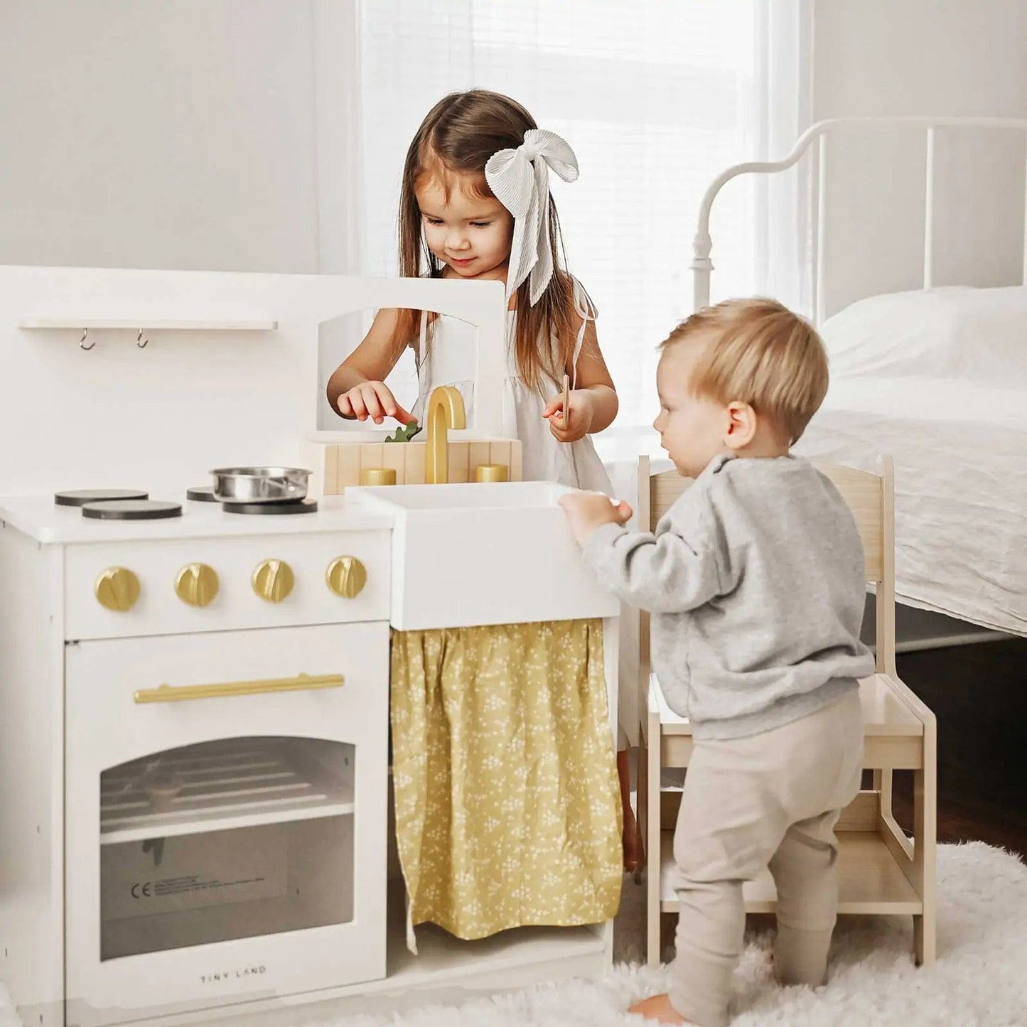 Tiny Land® Honey Kitchenette - Little Chef's First Kitchen - TLTGPK003WT