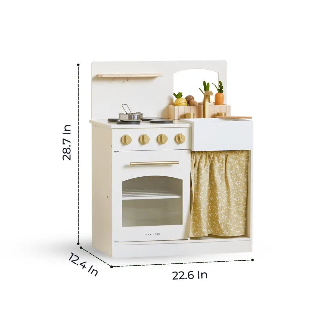 Tiny Land® Honey Kitchenette - Little Chef's First Kitchen - TLTGPK003WT