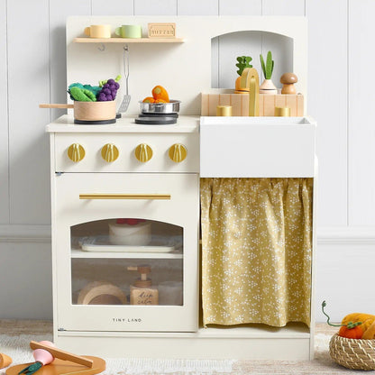 Tiny Land® Honey Kitchenette - Little Chef's First Kitchen - TLTGPK003WT