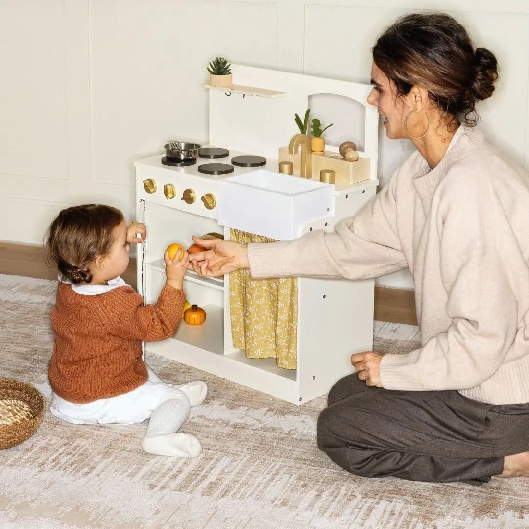 Tiny Land® Honey Kitchenette - Little Chef's First Kitchen - TLTGPK003WT