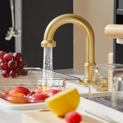 Tiny Land® Iconic Aqua Kitchen with Real-Flow Water System - Black - TLTGPK005
