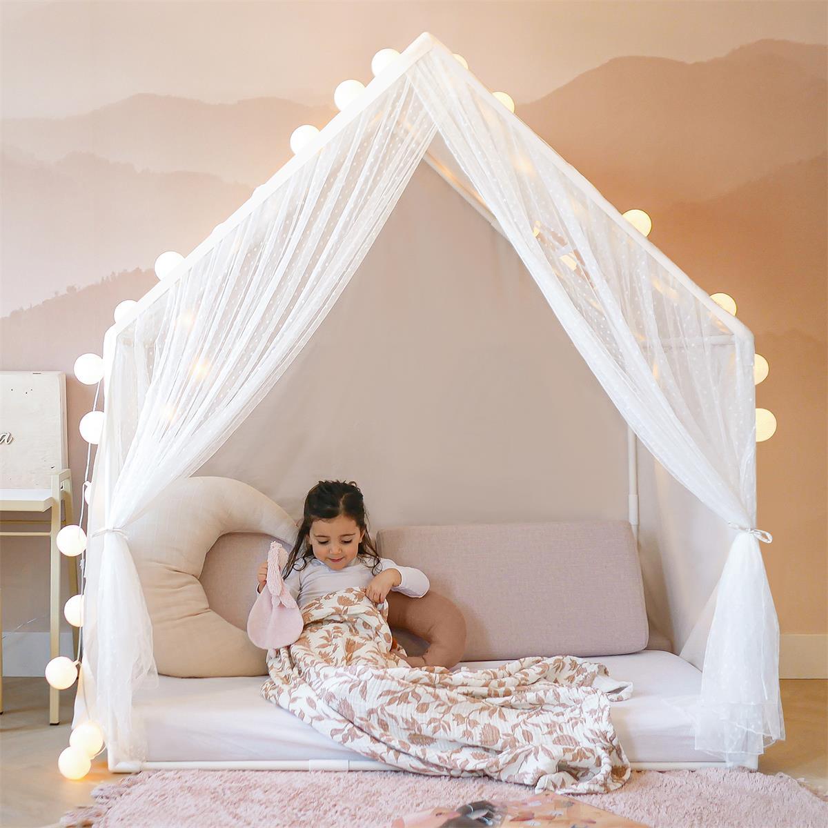 Tiny Land® Large Space Play House with Star Lights - TLTGTT003