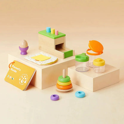 Tiny Land® Montessori Toys Set for Infants (10-12 month) - TLTGMT005