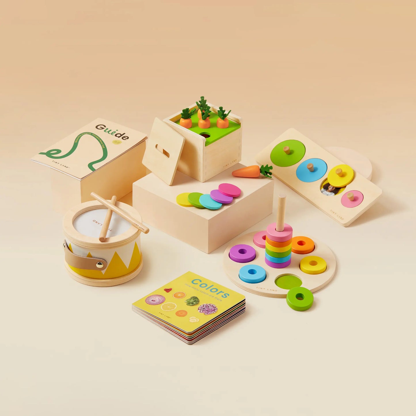 Tiny Land® Montessori Toys Set for Toddlers (13-15 month) - TLTGMT006RC