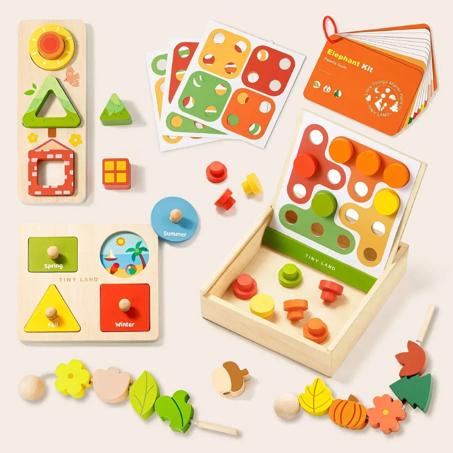 Tiny Land® Montessori Toys Set for Toddlers (18-24month) - TLTGMT003