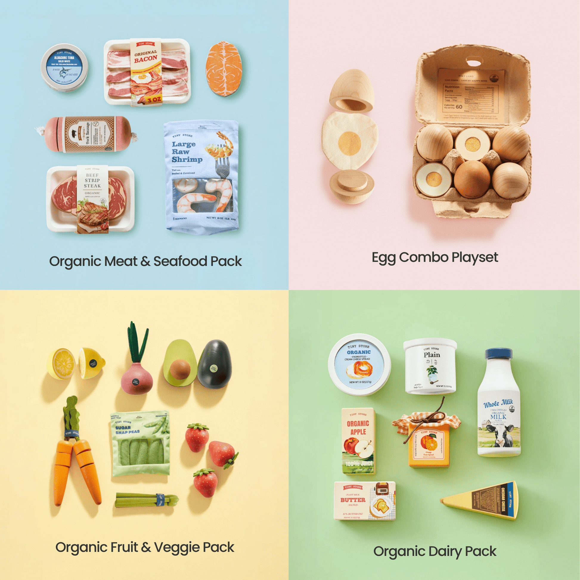 Tiny Land Organic Play Food Collection - TLTGPF001-BDL01