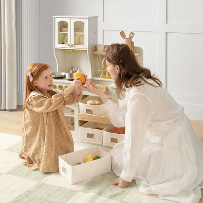 Tiny Land® Serenity Play Kitchen - Cream - TLTGPK004