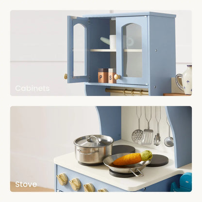 Tiny Land® Serenity Play Kitchen - Lagoon Blue - TLTGPK004BU
