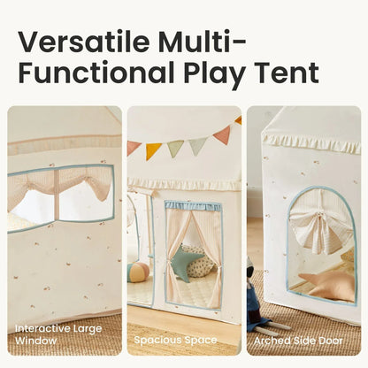 Tiny Land® Sweet Citrus Kid's Play Tent - Creamy white/blue - TLTGTT012BU