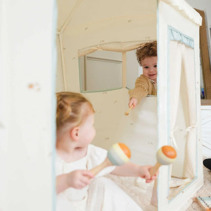 Tiny Land® Sweet Citrus Kid's Play Tent - Creamy white/blue - TLTGTT012BU