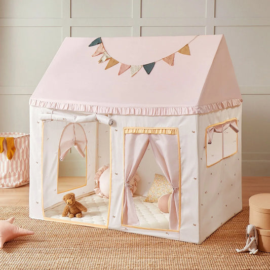 Tiny Land® Sweet Citrus Kid's Play Tent -  Creamy white/pink - TLTGTT011PK