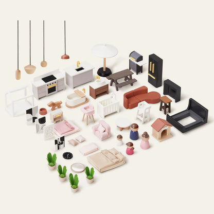 Tiny Land® Sweetwood Edge Dollhouse - TLTGDH002BK
