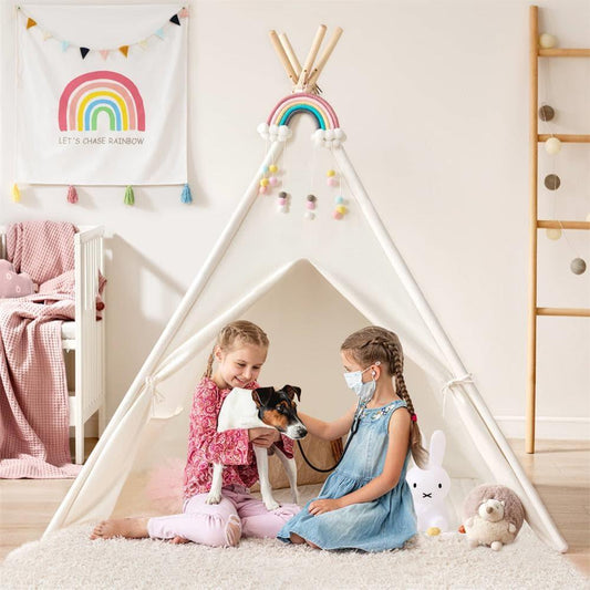 Tiny Land® Teepee for Kids with Mat - TLTGTP003
