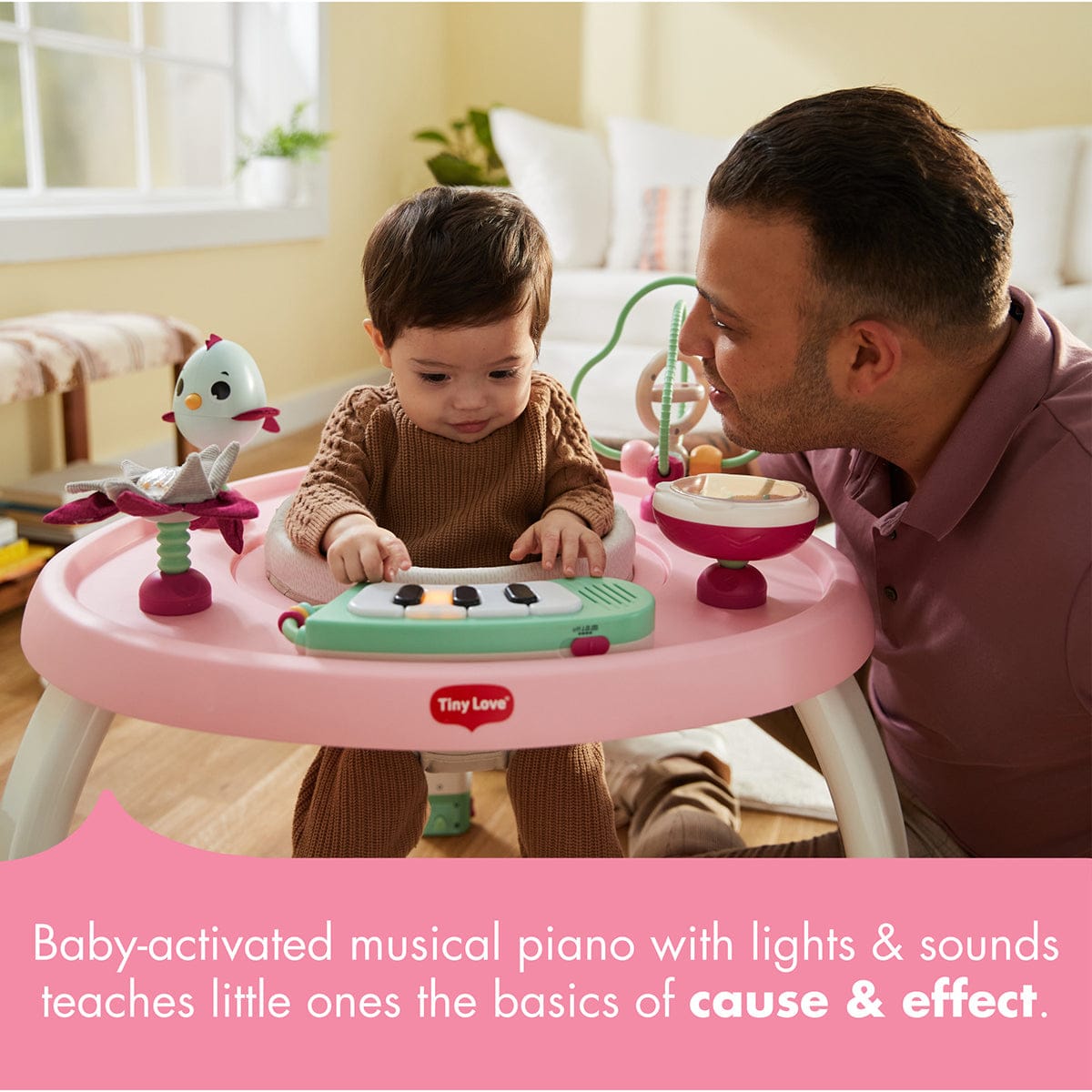 Tiny Love 5-in-1 Here I Grow Stationary Activity Center - Tiny Princess Tales - WA111FJJ