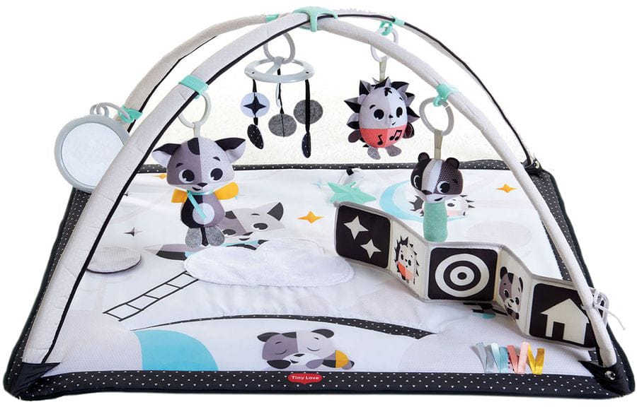 Tiny Love Magical Tales Black & White Gymini Activity Play Mat With Book - TO0970708