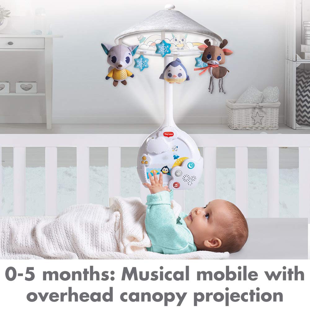 Tiny Love Magical Tales Magical Night Black & White 3-in-1 Projector Mobile - TO072FGO