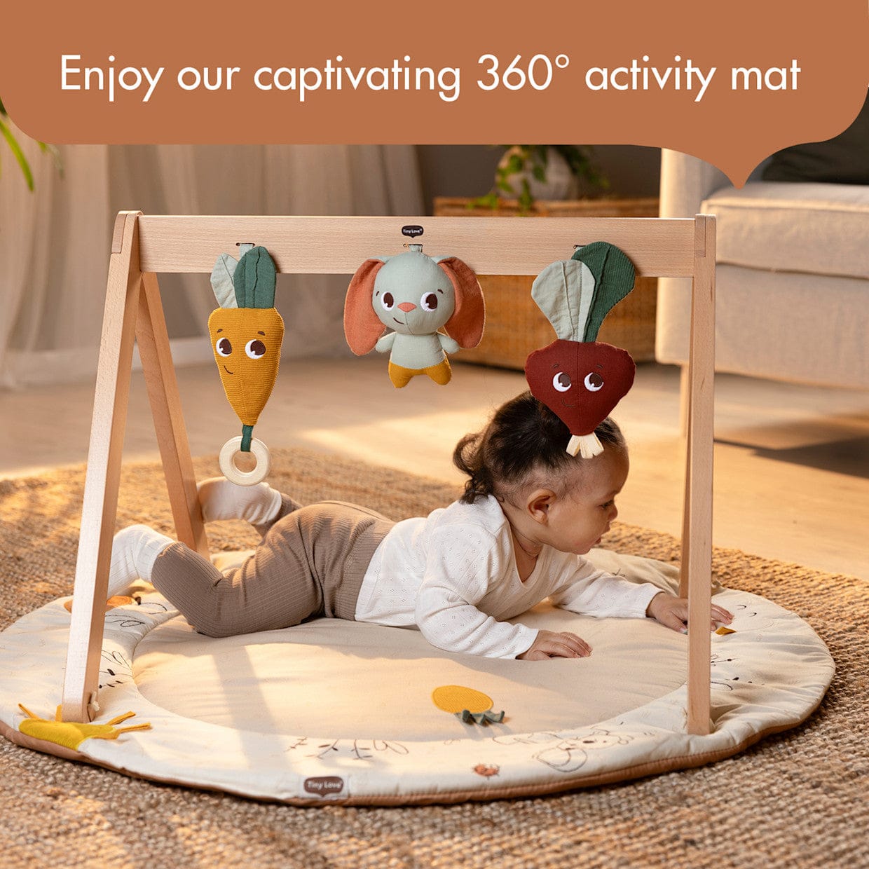 Tiny Love Wooden Gymini With Book - Garden of Adventure Collection - TO169HFZ