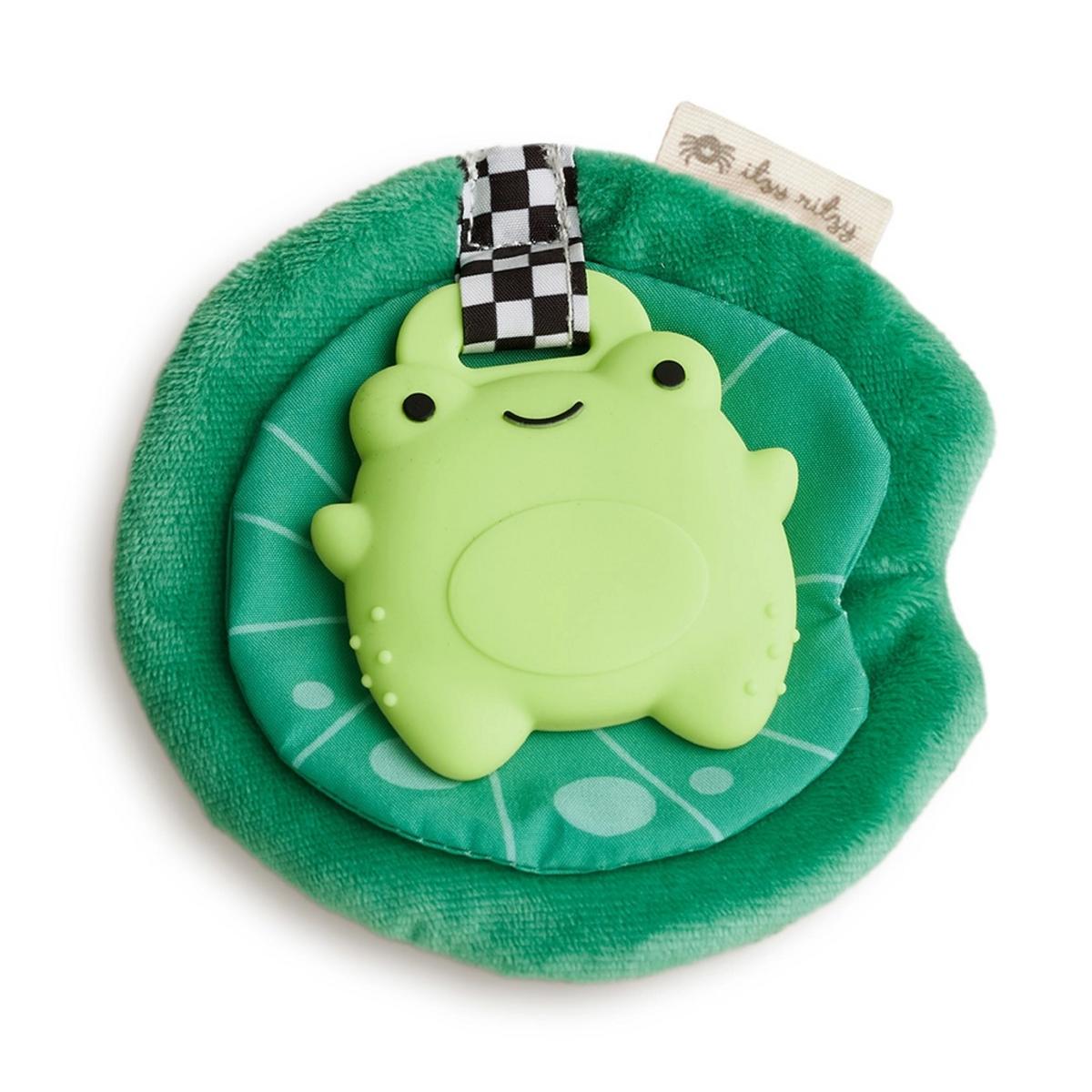 Itzy Ritzy Sweetie Crinkle Silicone Sensory Teether - Frog - 303001820