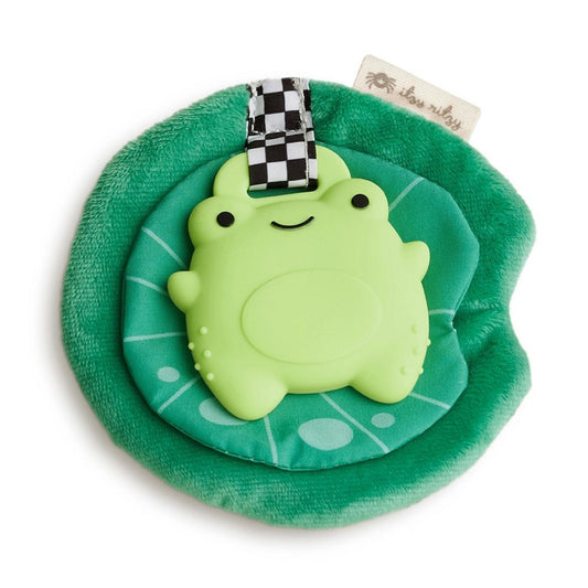 Itzy Ritzy Sweetie Crinkle Silicone Sensory Teether - Frog - 303001820