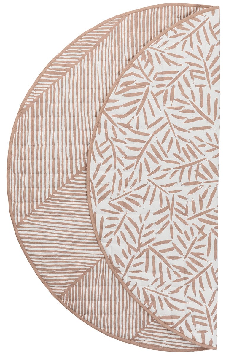 Toddlekind Quilted Cotton Reversible Playmat - Sea Shell - 4260620339119