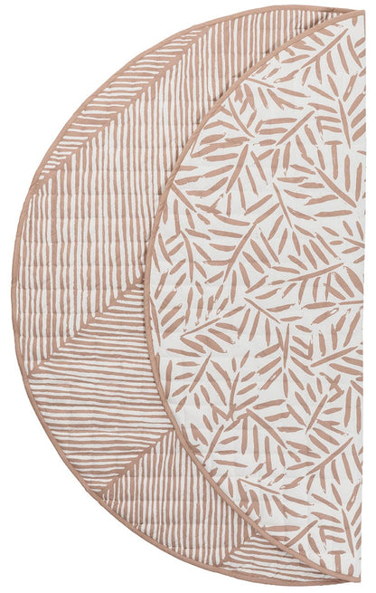 Toddlekind Quilted Cotton Reversible Playmat - Sea Shell - 4260620339119