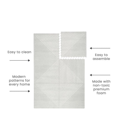 Toddlekind Printed Foam Puzzle Playmat - Earth - Dove - 4260620339973