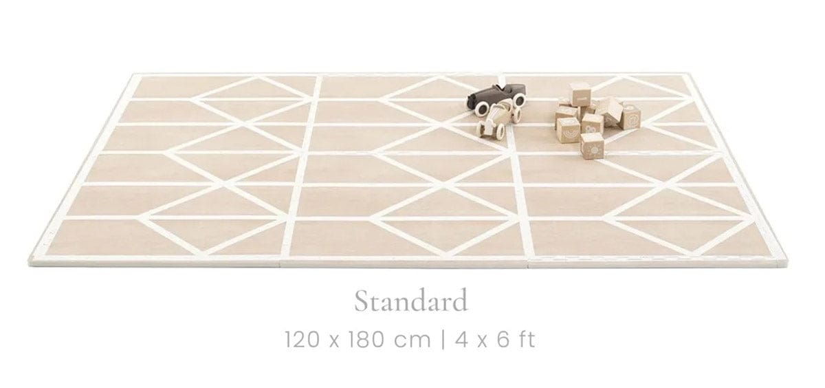 Toddlekind Printed Foam Puzzle Playmat - Nordic - Clay - 4260620339577