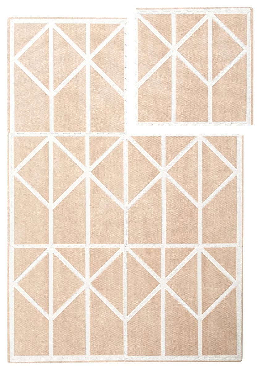 Toddlekind Printed Foam Puzzle Playmat - Nordic - Clay - 4260620339577